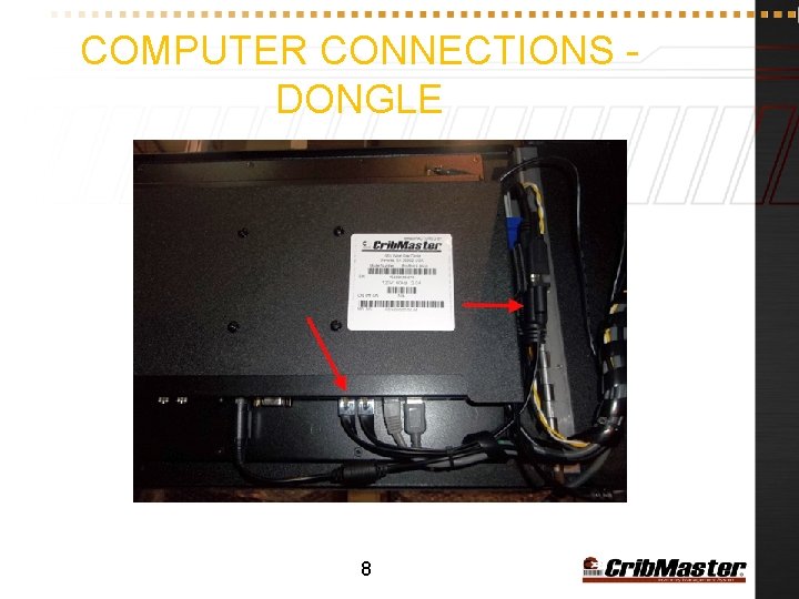 COMPUTER CONNECTIONS DONGLE 8 