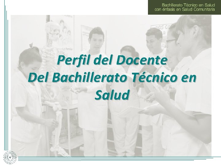 Perfil del Docente Del Bachillerato Técnico en Salud 