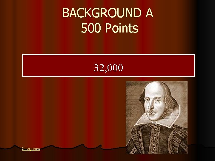 BACKGROUND A 500 Points 32, 000 Categories 