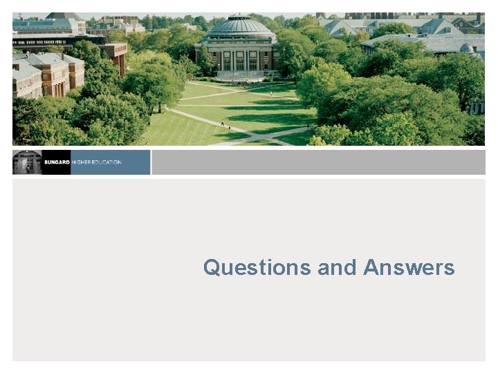 Questions and Answers 