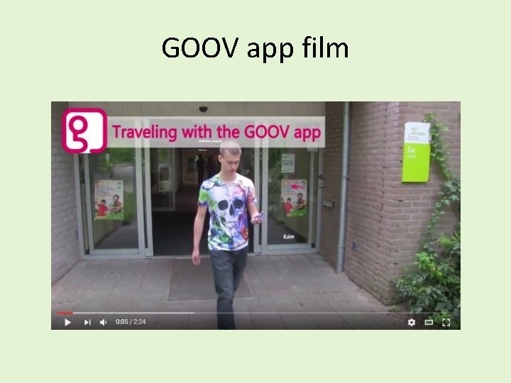 GOOV app film 