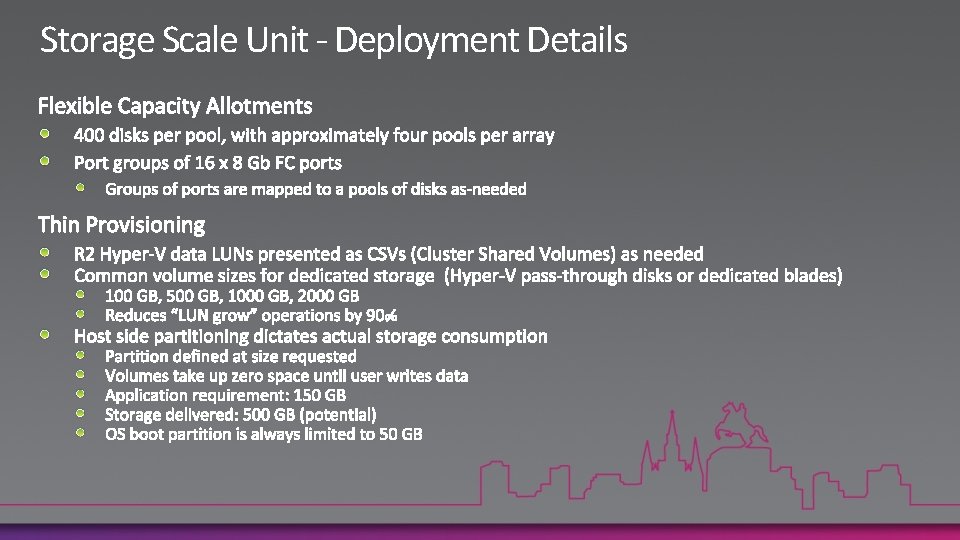 Storage Scale Unit - Deployment Details 