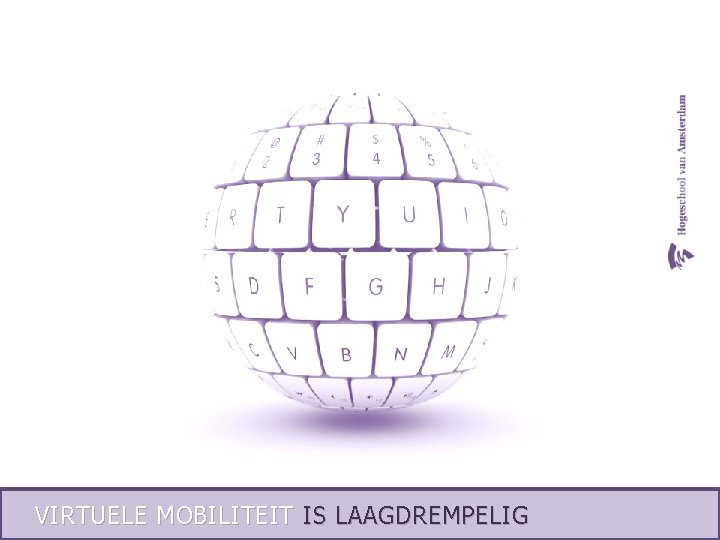 VIRTUELE MOBILITEIT IS LAAGDREMPELIG 
