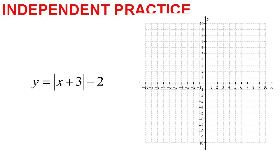 INDEPENDENT PRACTICE 