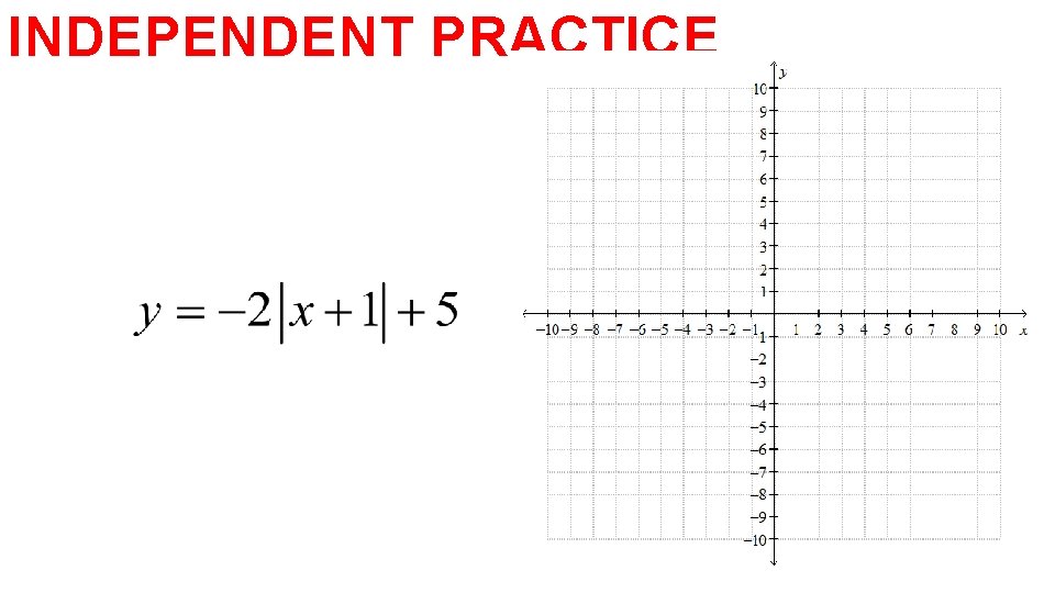 INDEPENDENT PRACTICE 