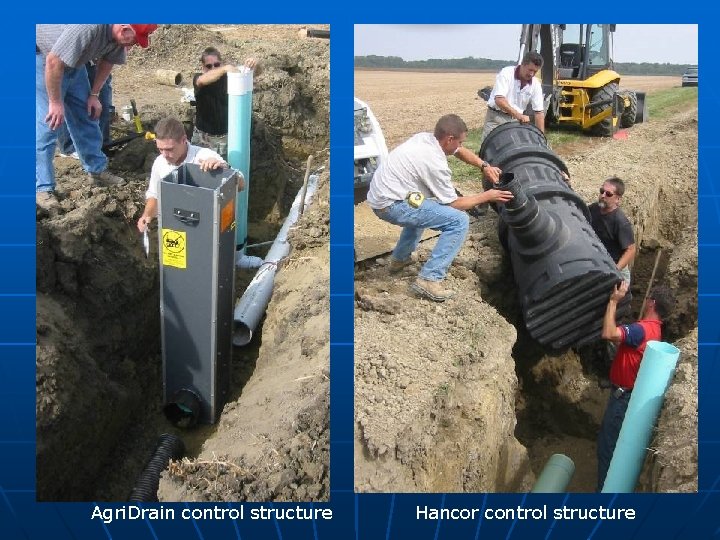 Agri. Drain control structure Hancor control structure 