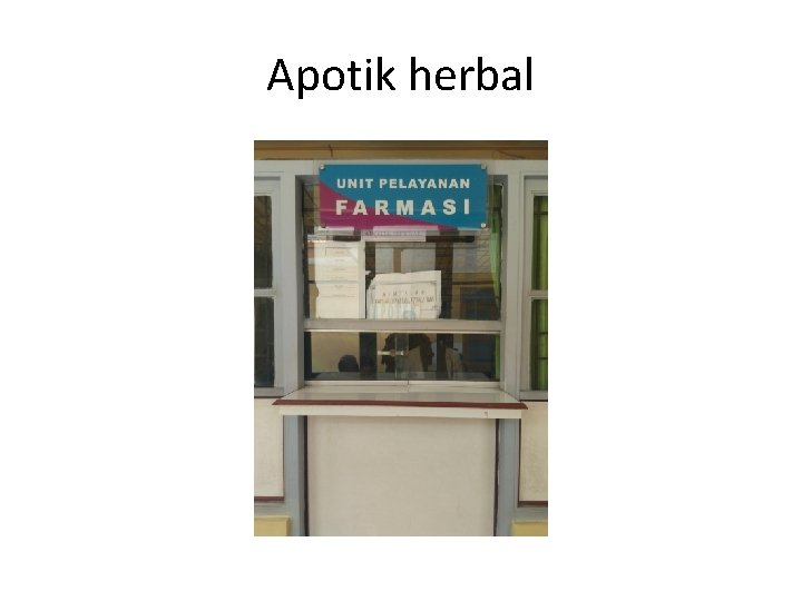 Apotik herbal 