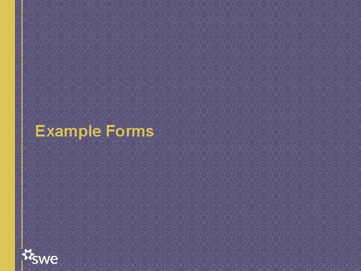 Example Forms 
