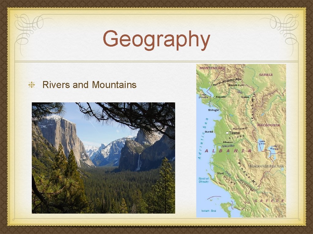 Geography Rivers and Mountains 