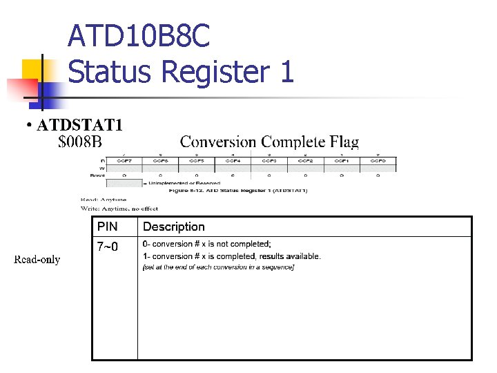 ATD 10 B 8 C Status Register 1 