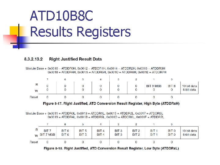 ATD 10 B 8 C Results Registers 