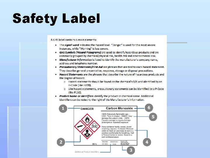 Safety Label 