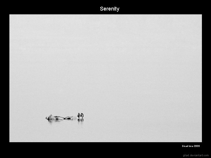 Serenity Dead sea 2005 gilad. deviantart. com 