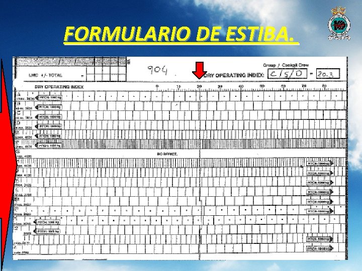 FORMULARIO DE ESTIBA. JAVIER FIGUEROA/RAMÓN ALARCÓN 12 