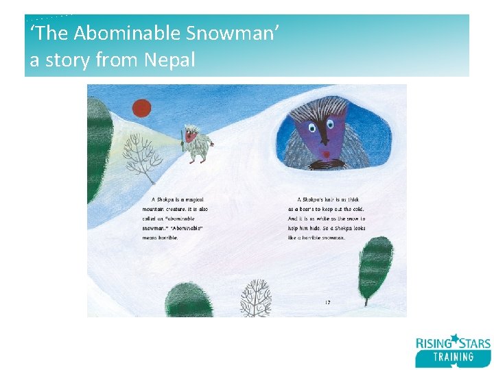 ‘The Abominable Snowman’ a story from Nepal 