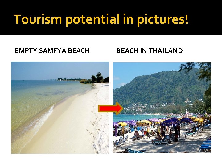 Tourism potential in pictures! EMPTY SAMFYA BEACH IN THAILAND 