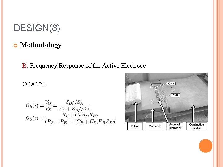 DESIGN(8) Methodology B. Frequency Response of the Active Electrode OPA 124 