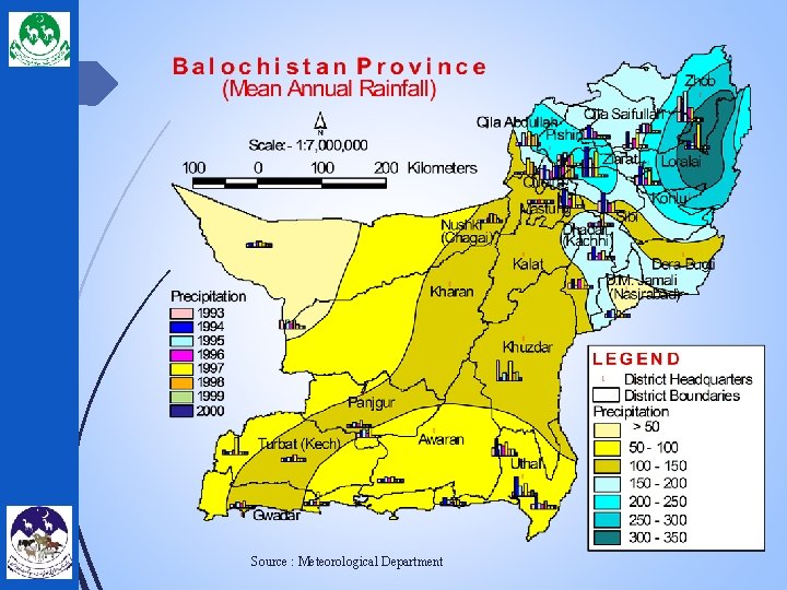 Source : Meteorological Department 