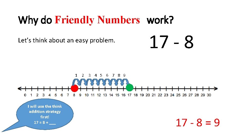 Why do Friendly Numbers work? Let’s think about an easy problem. 1 I will