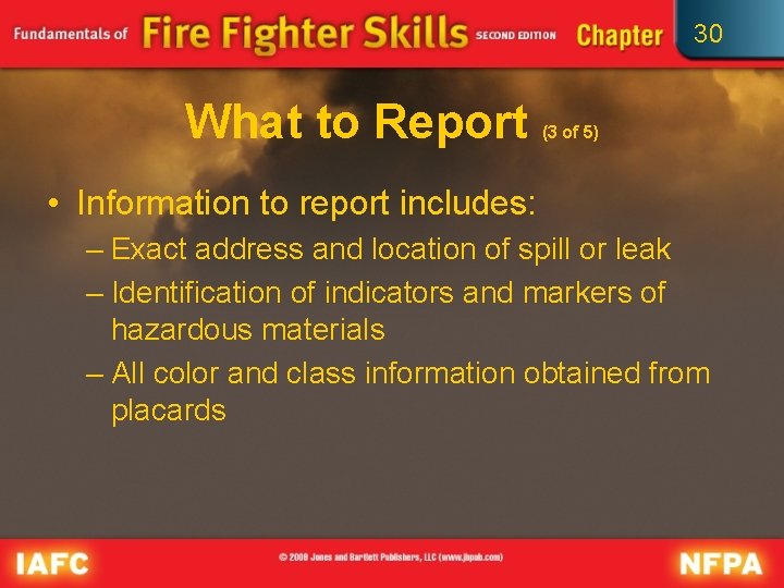 30 What to Report (3 of 5) • Information to report includes: – Exact 30 What to Report (3 of 5) • Information to report includes: – Exact