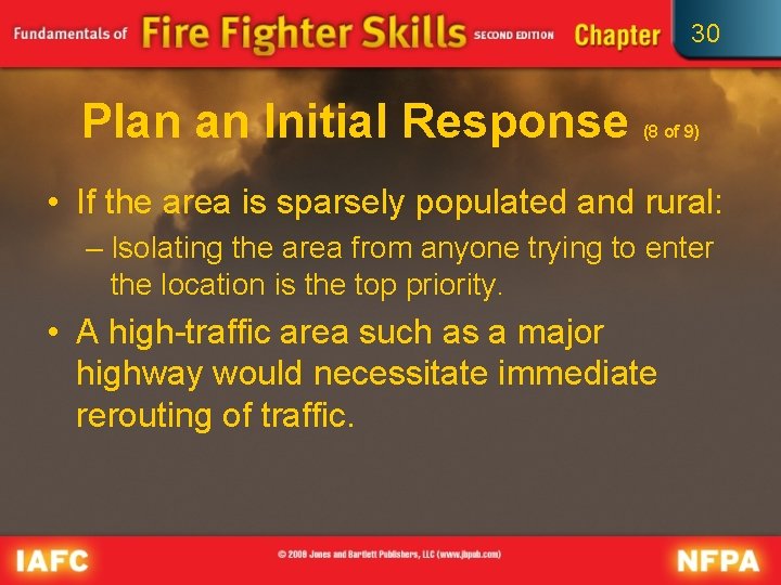 30 Plan an Initial Response (8 of 9) • If the area is sparsely 30 Plan an Initial Response (8 of 9) • If the area is sparsely