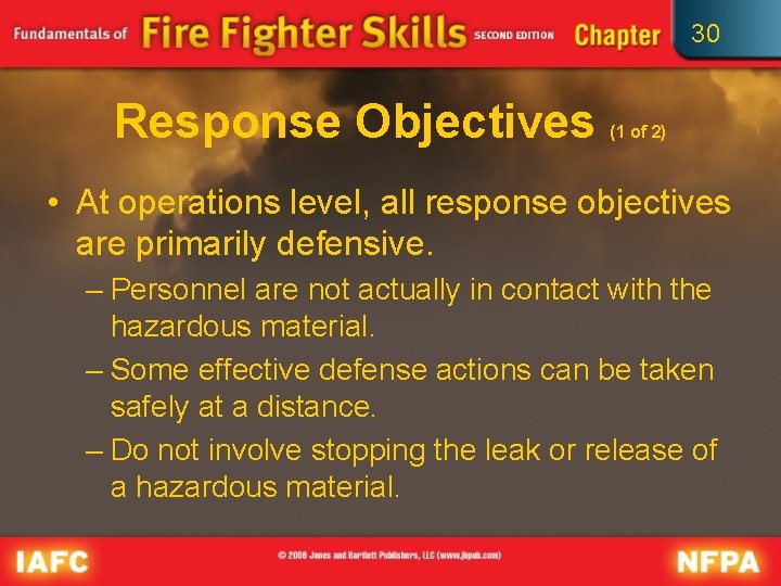 30 Response Objectives (1 of 2) • At operations level, all response objectives are 30 Response Objectives (1 of 2) • At operations level, all response objectives are