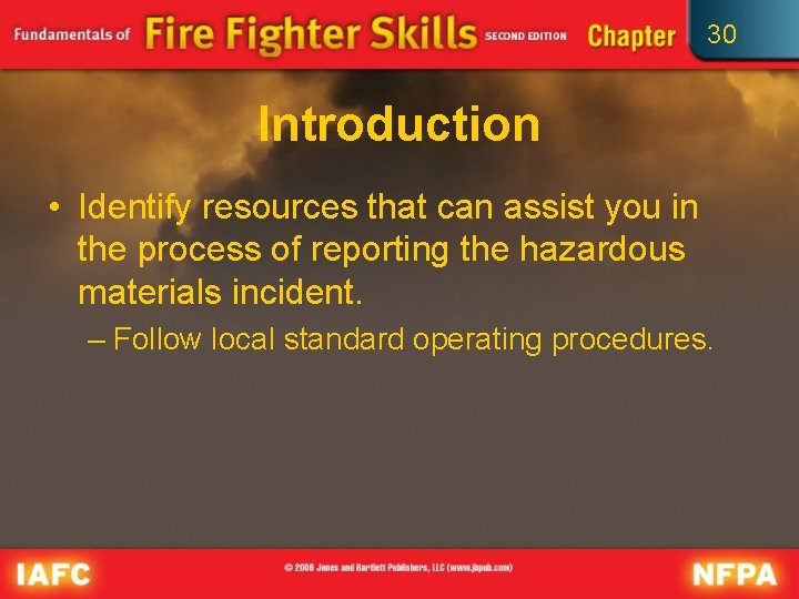 30 Introduction • Identify resources that can assist you in the process of reporting 30 Introduction • Identify resources that can assist you in the process of reporting