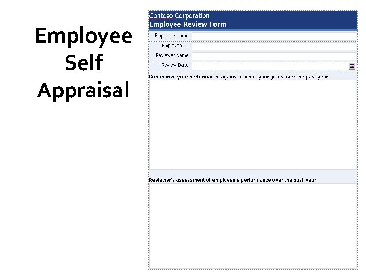 Employee Self Appraisal 