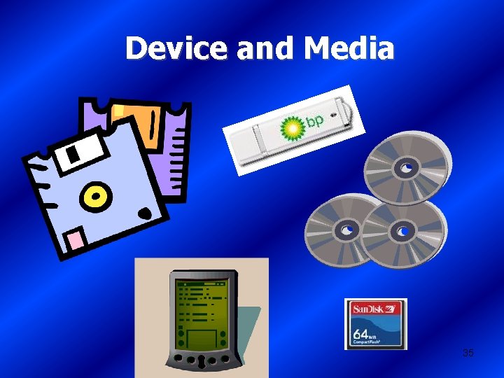 Device and Media 35 