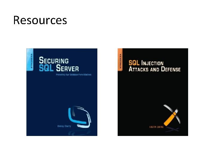 Resources Resources