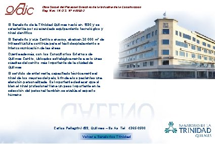 Obra Social del Personal Directivo de la Industria de la Construcción Reg. Nac. I.