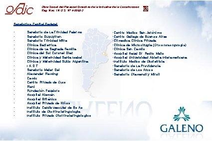 Obra Social del Personal Directivo de la Industria de la Construcción Reg. Nac. I.