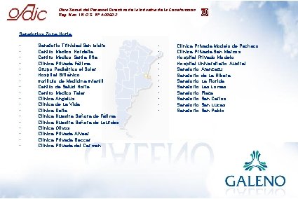 Obra Social del Personal Directivo de la Industria de la Construcción Reg. Nac. I.