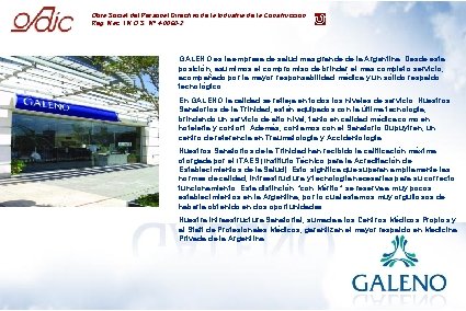 Obra Social del Personal Directivo de la Industria de la Construcción Reg. Nac. I.