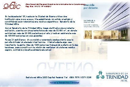 Obra Social del Personal Directivo de la Industria de la Construcción Reg. Nac. I.