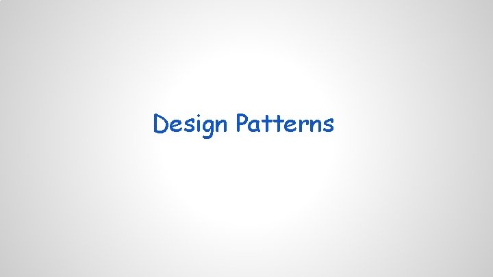 Design Patterns 