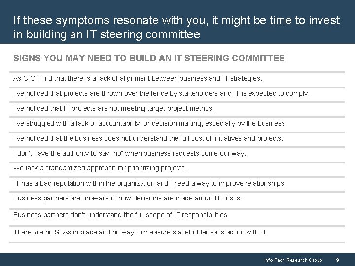 If these symptoms resonate with you, it might be time to invest in building