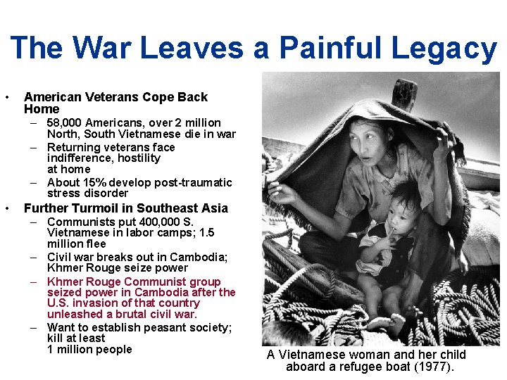 The War Leaves a Painful Legacy • American Veterans Cope Back Home – 58,