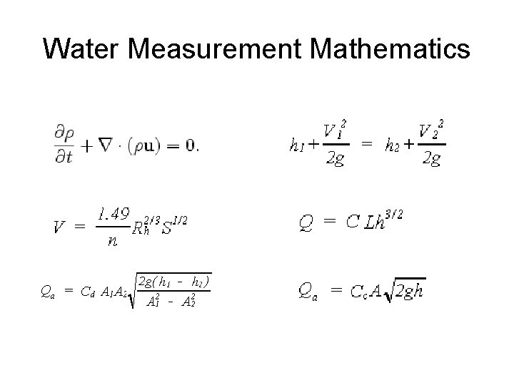 Water Measurement Mathematics 