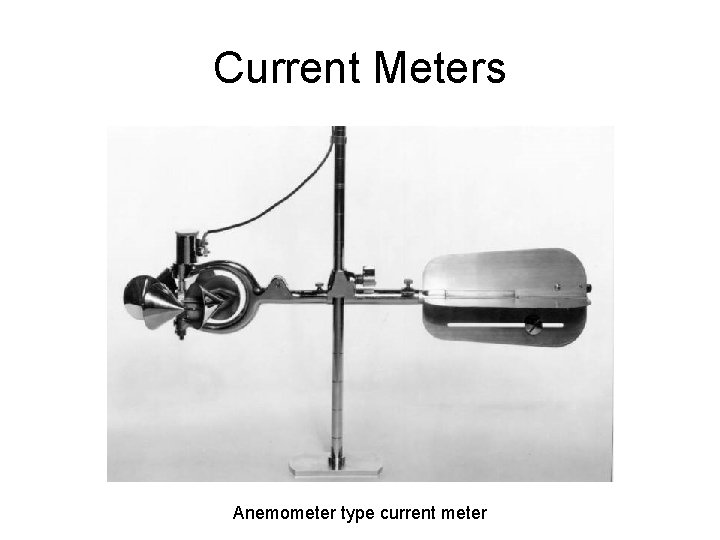 Current Meters Anemometer type current meter 