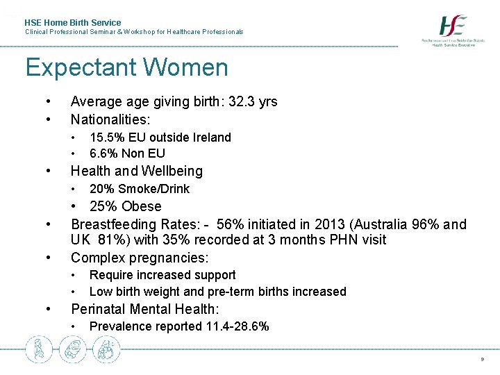 HSE Home Birth Service Clinical Professional Seminar & Workshop for Healthcare Professionals Expectant Women