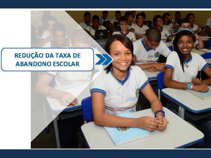 REDUÇÃO DA TAXA DE ABANDONO ESCOLAR Inauguração EREM Central Barreiros – Barreiros 