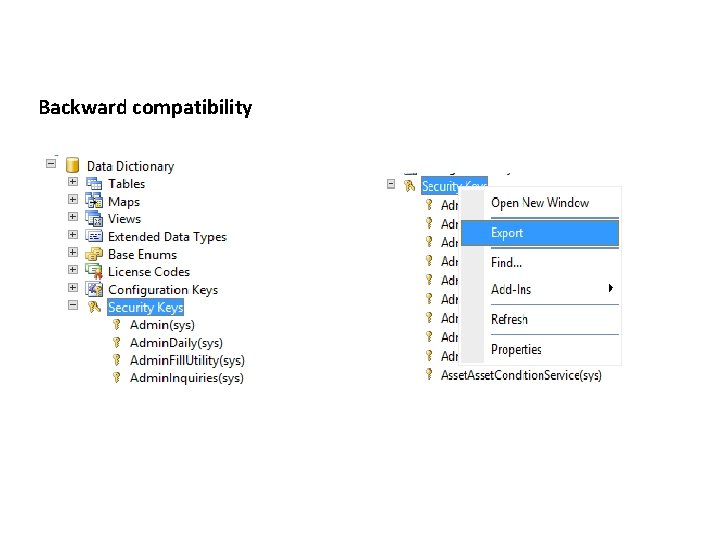 Backward compatibility 
