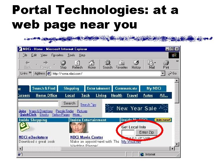 Portal Technologies: at a web page near you 