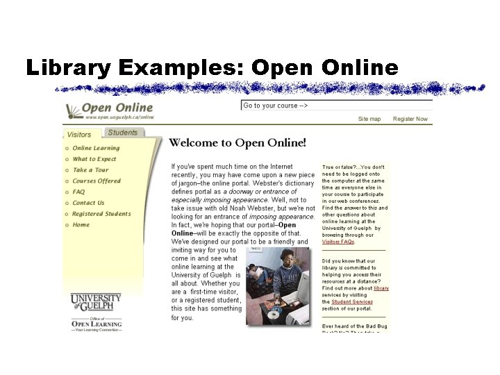 Library Examples: Open Online 