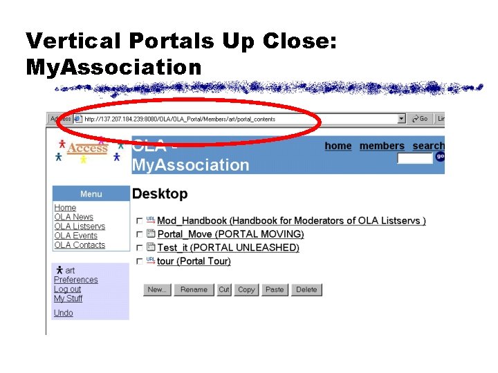 Vertical Portals Up Close: My. Association 