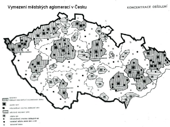 Vymezení městských aglomerací v Česku 