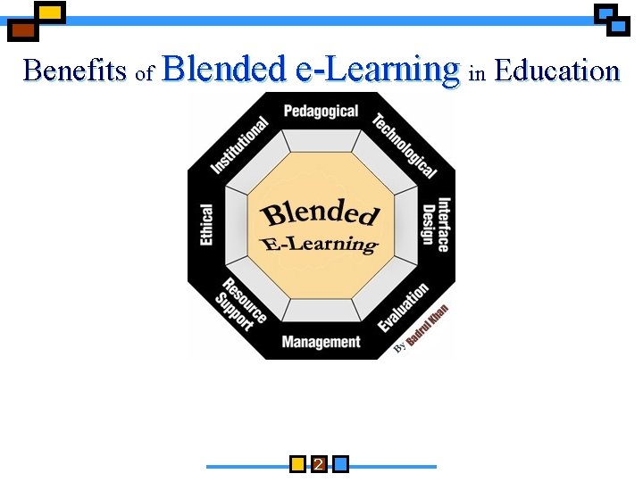 Benefits of Blended e-Learning in Education 2 