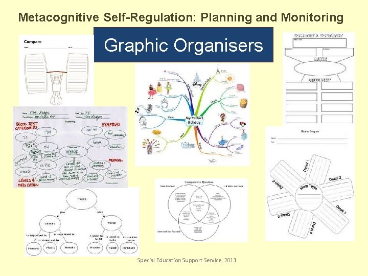Metacognitive Self-Regulation: Planning and Monitoring Graphic Organisers Special Education Support Service, 2013 