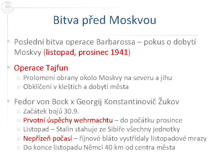 Bitva před Moskvou § Poslední bitva operace Barbarossa – pokus o dobytí Moskvy (listopad,